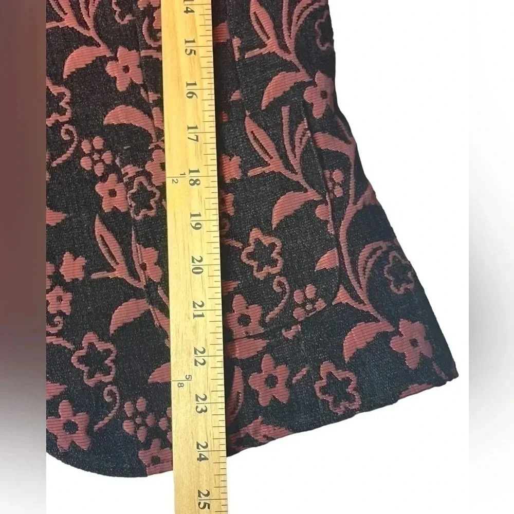 Jared Ross an August Silk Company NWT Brocade Contemporary Blazer Black Size 10 - Picture 13 of 14